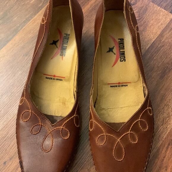 PIKOLINOS BROWN LEATHER  - Picture 5 of 8